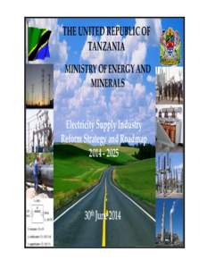 THE UNITED REPUBLIC OF TANZANIA MINISTRY OF ENERGY AND MINERALS  Electricity Supply Industry