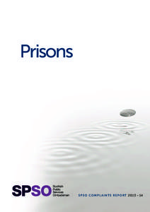 Prisons  Scottish Public Services Ombudsman