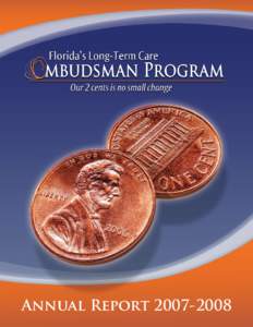 Annual Report  Florida’s Long-Term Care Ombudsman Program  Florida’s Long-Term Care Ombudsman