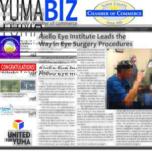 AugustVolume 2 – Issue 8 Aiello Eye Institute Leads the Way in Eye Surgery Procedures