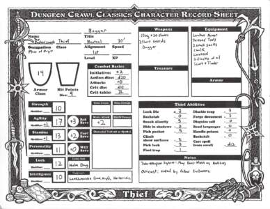 DCC Lankhmar Free RPG Day Optional Rules by Michael Curtis (1st draft) DCC Lankhmar is designed to be 100% compatible with the Dungeon Crawl Classics RPG. The 2016 Free RPG Day adventure “The Madhouse Meet” can