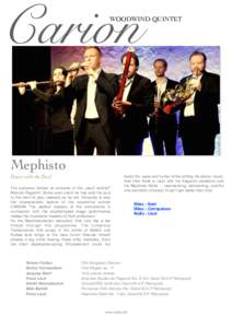 Carion  WOODWIND QUINTET Mephisto Dance with the Devil