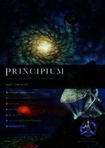 PRINCIPIUM The Newsletter of the Institute for Interstellar Studies™ Introduction by Keith Cooper News from the Institute Community