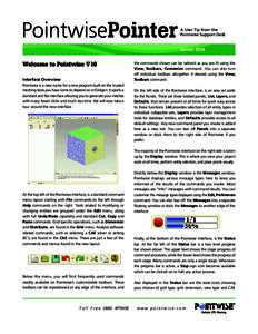 FallA User Tip from the Pointwise Support Desk  Winter 2008