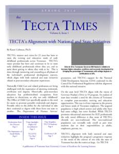 Microsoft Word - TECTA Spring 2014 Newsletter.docx