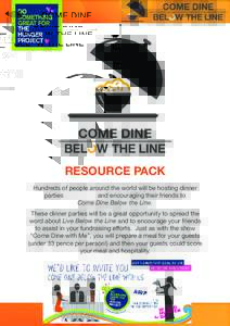 Resource Pack Hundreds of people around the world will be hosting dinner parties inon 9th May and May