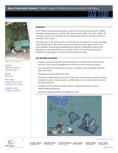 |  Space Exploration Systems Detailed Design of the Mars Science Laboratory Test Chassis Case Study