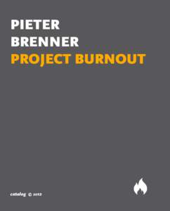 PIETER BRENNER PROJECT BURNOUT catalog © 2012
