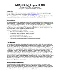 Microsoft WordGeneral Info Doc for IVSM16.doc