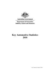 Key Automotive Statistics 2010