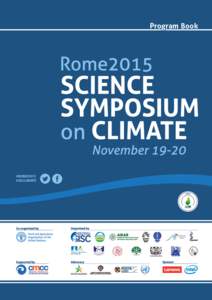 Program Book  #ROME2015 #SSCLIMATE  Commissione