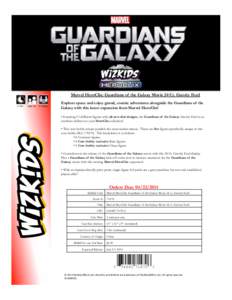 Marvel HeroClix: Guardians of the Galaxy Movie 24 Ct. Gravity Feed 