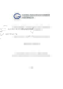 Adjusting for Covariates in Non-Parametric Simultaneous Inference Master’s Thesis - Institute for Mathematical Stochastic  Thomas Asendorf