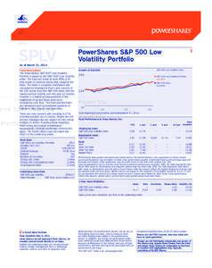 P-SPLV-PC-1_FactSheet[removed]:45 PM Page 1  SPLV PowerShares S&P 500 Low Volatility Portfolio