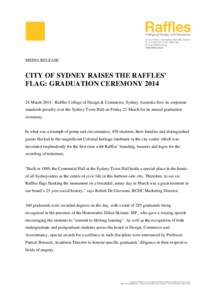 Microsoft Word - MEDIA RELEASE GRAD CEREMONY 2014