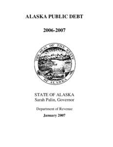 Types of Alaska Public Debt