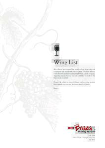 Wine / Grape / Chilean wine / New Zealand wine / Chardonnay / Australian wine / Pinot gris / Sauvignon blanc / Barossa Valley / Argentine wine / Ochagavia Wines / Cono Sur Vineyards & Winery