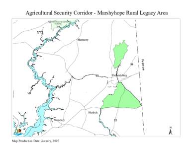 Agricultural Security Corridor - Marshyhope Rural Legacy Area Agricultural Security Corridor Tuckahoe Harmony