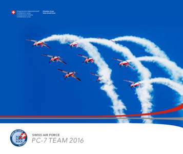 1  SWISS AIR FORCE PC-7 TEAM 2016
