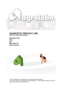 Microsoft Word - AGROLABO diagnostic catalogue for pet.doc
