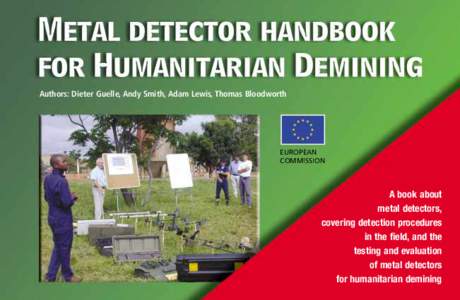Authors: Dieter Guelle, Andy Smith, Adam Lewis, Thomas Bloodworth  EUROPEAN COMMISSION  A book about