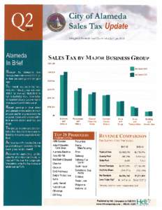 £9  City of Alameda Sales Tax Update  ’1