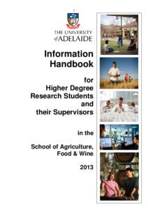 1  Information Handbook for Higher Degree