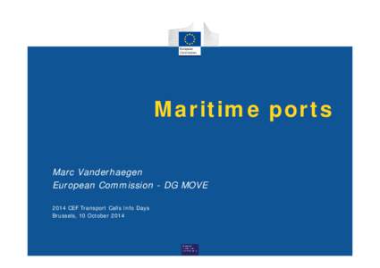 Microsoft PowerPoint - 1010am_S1_3maritime ports_Vanderhaegen