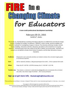 Microsoft Word - Fire and Changing Climate flyer Soldotna Feb 2015