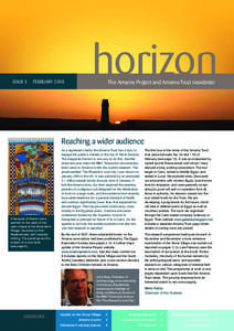 ISSUE 3  FEBRUARY 2008 horizon The Amarna Project and Amarna Trust newsletter