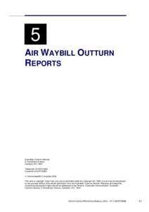 Air Waybill Outturn Reports