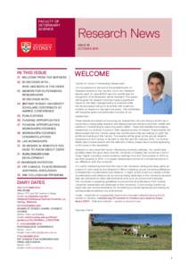 faculty of Veterinary Science Research News ISSUE 10