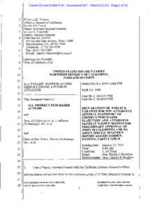 Case4:02-md[removed]PJH Document2167 Filed12[removed]Page1 of[removed]KAMALA D. HARRIS