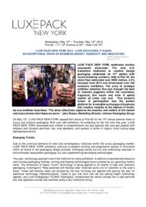 LPNY 2015 Post show Press Release_MAY26TH