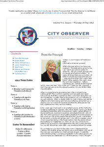 Caloundra City School Newsletter