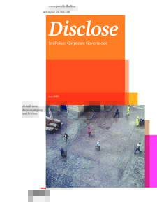 www.pwc.ch/disclose  Disclose Im Fokus: Corporate Governance