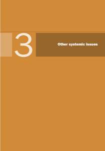 3  Other systemic issues Chapter 12