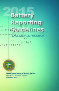 Battery Reporting Guidelines 2015