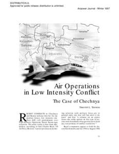 Air Operations in Low Intensity Conflict: The Case of Chechnya
