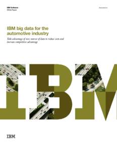 IBM big data for the automotive industry