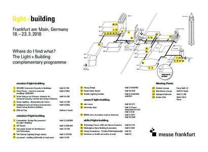 The Light + Building complementary programme