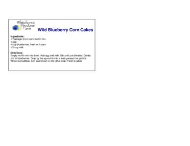 Microsoft Word - Wild_Blueberry_Corn_Cakes.doc