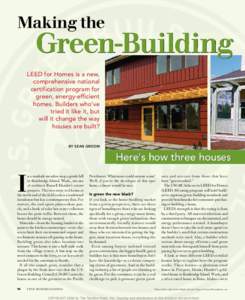 Making the Green-Building Dean’s List