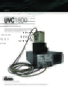 PRODUCTS  UVC1800 Broadband Ultraviolet Camera 40° FOV Reduced acquisition costs (less flying, wider swath coverage)