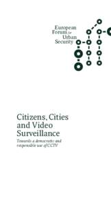 European Forum for Urban Security  Citizens, Cities