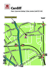 Phase 1, Government Buildings, Ty Glas, Llanishen, Cardiff CF14 5SH  Government Buildings 100 metres
