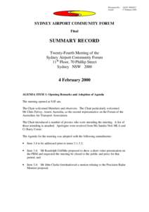 Document No: Issued: SACF[removed]February 2000
