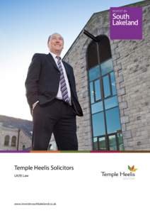 Temple Heelis Solicitors LA(9) Law www.investinsouthlakeland.co.uk  Temple Heelis Solicitors