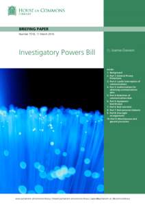 Investigatory Powers Bill