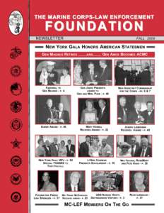 FOUNDATION  THE MARINE CORPS- LAW ENFORCEMENT NEWSLETTER  FALL 2008